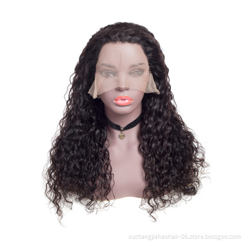 13X4 HD Swiss Lace Front Wig Brazilian Water Wave Human Hair Wigs Pre plucked With Baby Hair